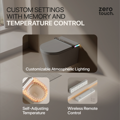 Full Auto, Tankless Wall mount Smart Toilet