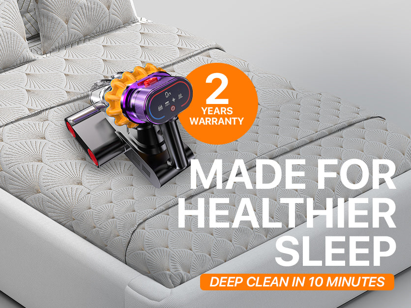 Deep-clean your bed weekly.