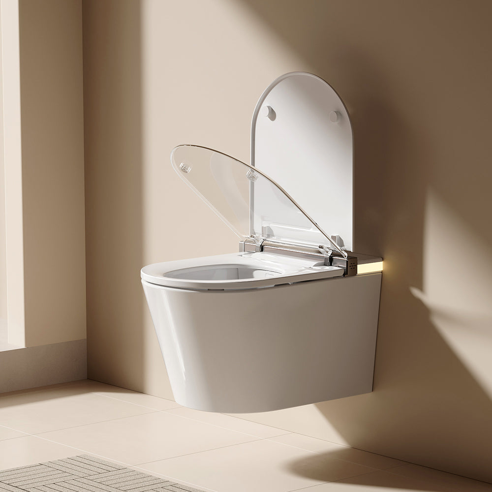 Zero Touch Tank-Less Wall-Hung Smart Toilet