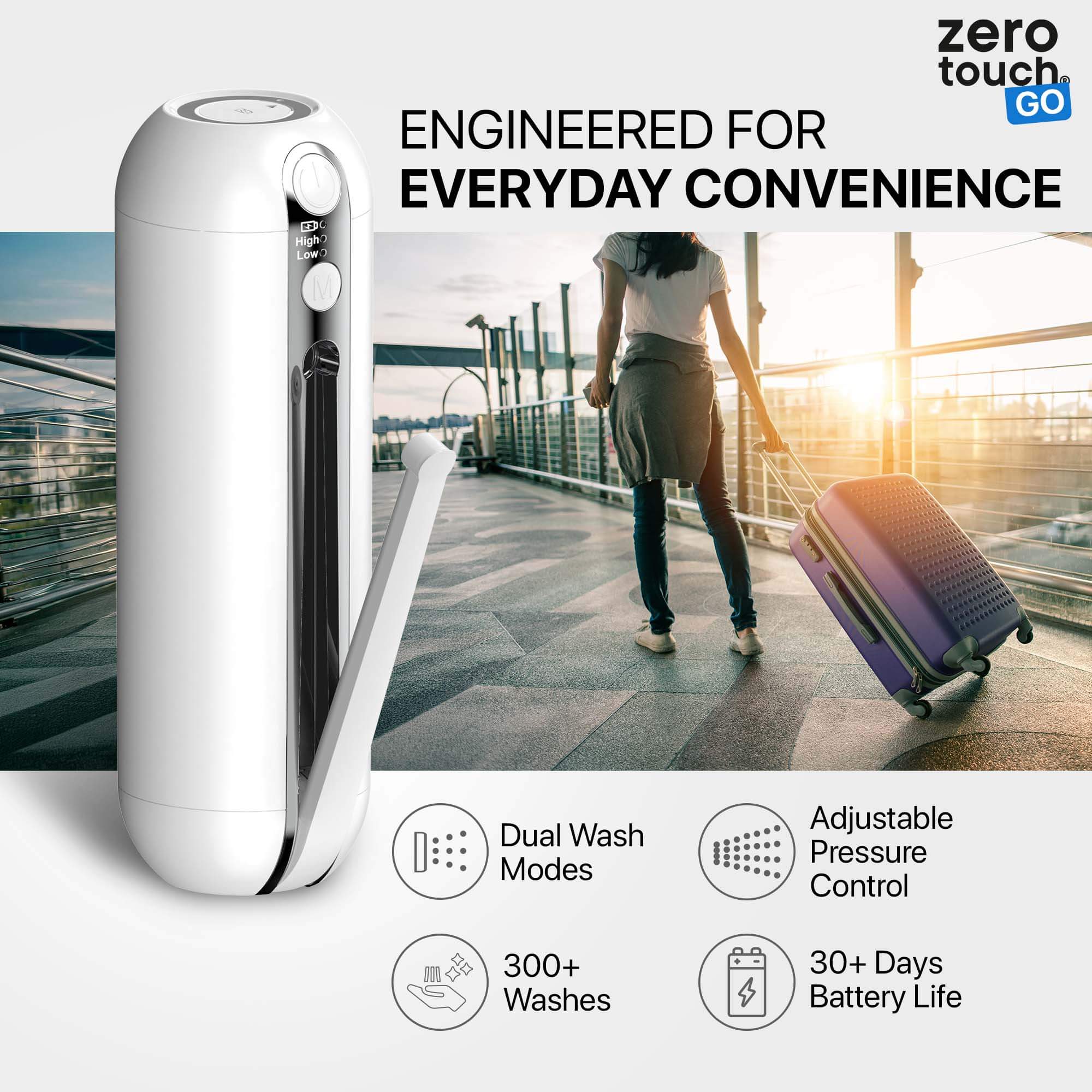 Zt Go Portable Travel Jet Spray