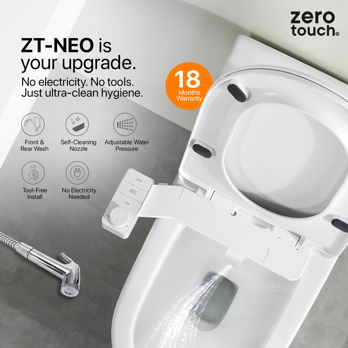Advanced Bidet Seat Attachment